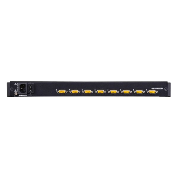 CL1308N-ATA-AG - Bộ chuyển mạch KVM 8 cổng PS/2-USB VGA LCD kèm bàn phím chuẩn Mỹ